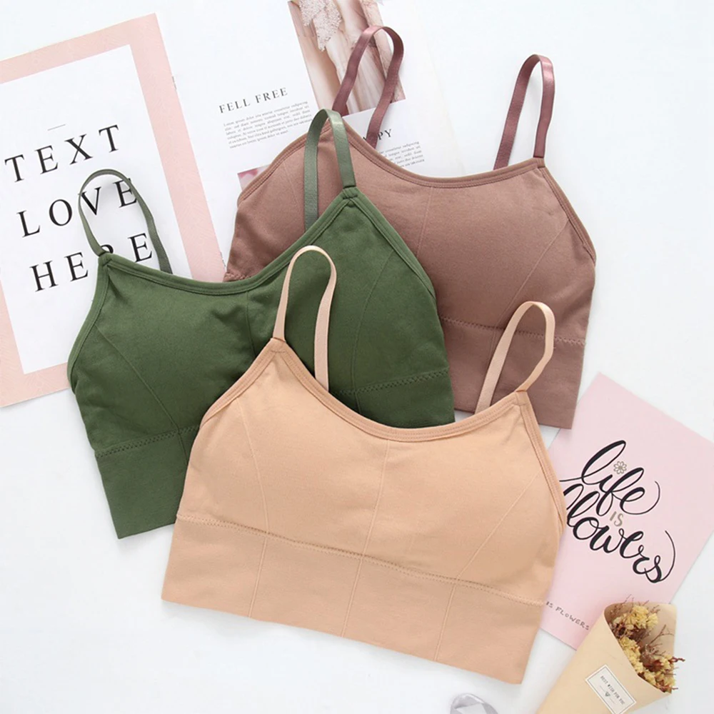 Бюстгальтер женский бесшовный в рубчик пикантный Бралетт для активного отдыха