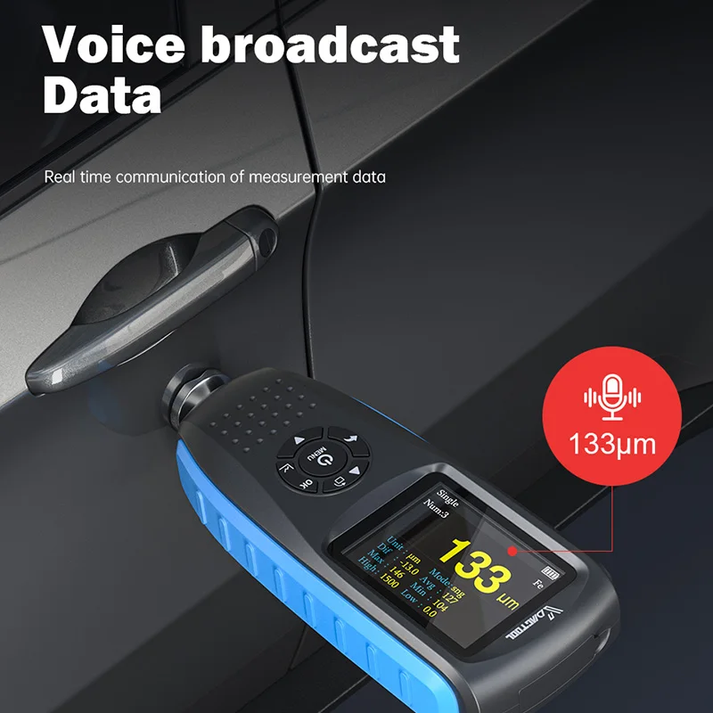 Толщиномер VDIAGTOOL VC300/VC200/VC100 измеритель толщины покраски автомобиля с дисплеем
