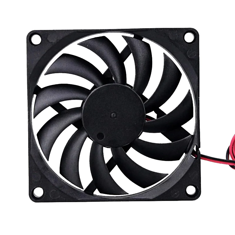 1 шт. Gdstime DC 5 в 12 В 24 2 контакта 3 USB 80 мм 80x80x10 двойной шар ПК бесщеточный осевой