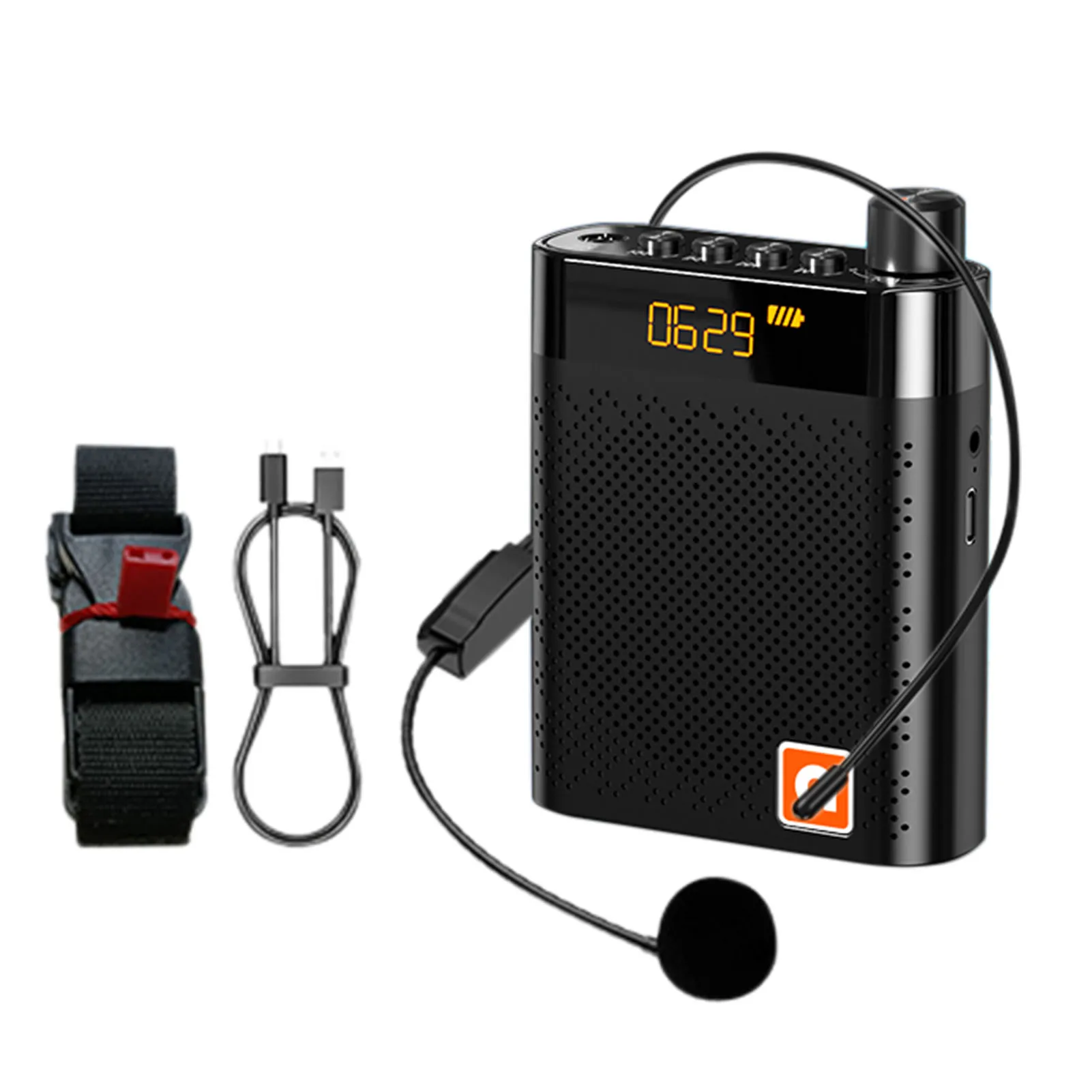 МегаФон портативный усилитель голоса микрофон для учителя громкий динамик с MP3