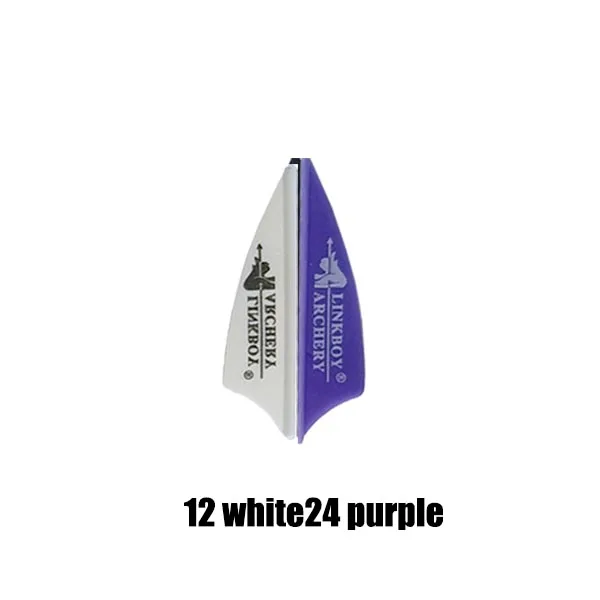 36 шт. лопасть стрелы для стрельбы из лука 1 75 дюйма пластиковая стрела перышко