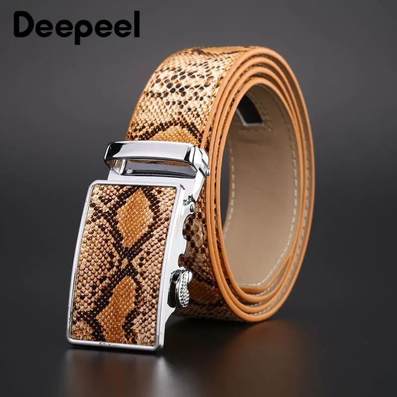 Deepeel 1 шт. 3 8*110 125 см роскошные мужские пояс со вставками из кожи имитирующей