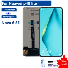Original LCD For Huawei P40 Lite JNY-LX1 Touch Screen LCD Display Digitizer Assembly For Nova 6 SE JNY-AL10 JNY-TL10 LCD Display