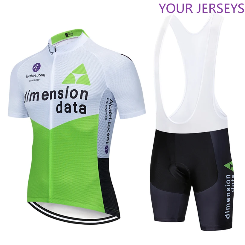 

TEAM NEW data Cycling Clothing Bike jersey Ropa Quick Dry Mens Bicycle summer pro Cycling Jersey 12D pad bike Maillot Culotte