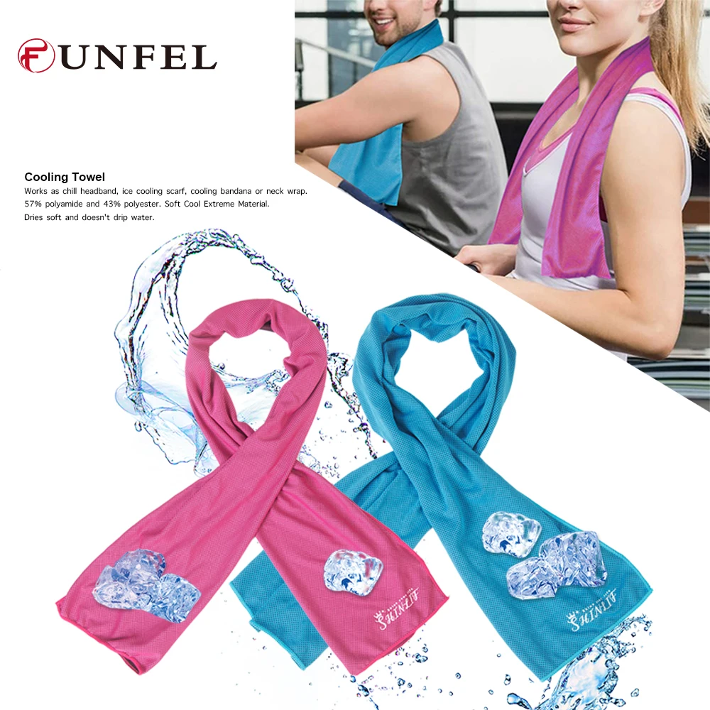 

Охлаждающее полотенце, ледяной шарф для спорта, тренировок, фитнеса, спортзала, йоги, путешествий, кемпинга, гольфа, мягкое детское полотенц...