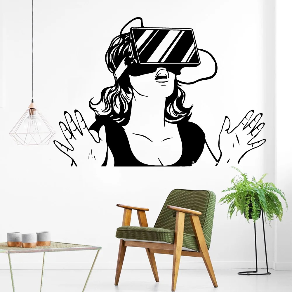 Горячая Распродажа настенная картинка виртуальной реальности настенные Стикеры