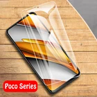 Защитное стекло 9H для Xiaomi Poco X3 Pro, защита экрана на Mi Pocox3 NFC Poko F X 3 F3 X3pro X3 nfc Pocof3, закаленная пленка