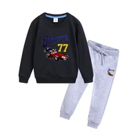 boys pullover jacket casual pants cover childrens toy car printing clothes autumn outdoor childrens casual sportswear