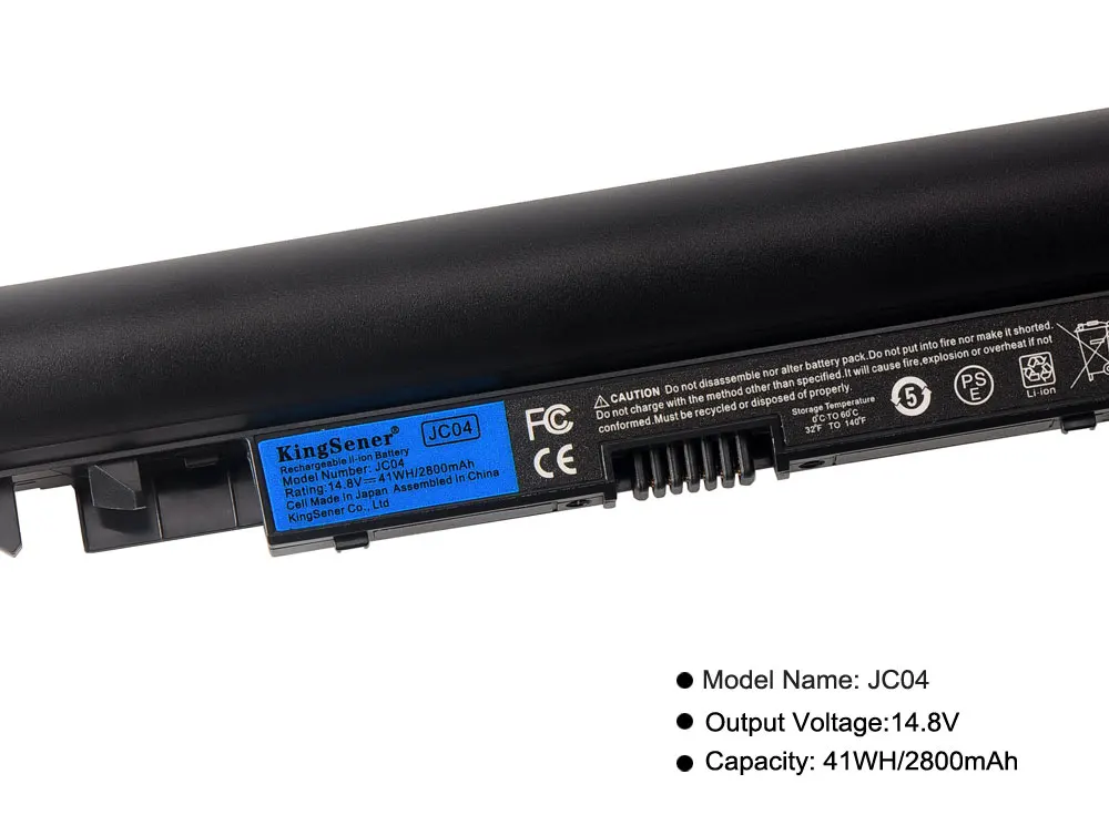 KinSener JC04 JC03   HP 15-BS 15-BW 17-BS HSTNN-PB6Y 919682-831  HSTNN-LB7W 919701-850