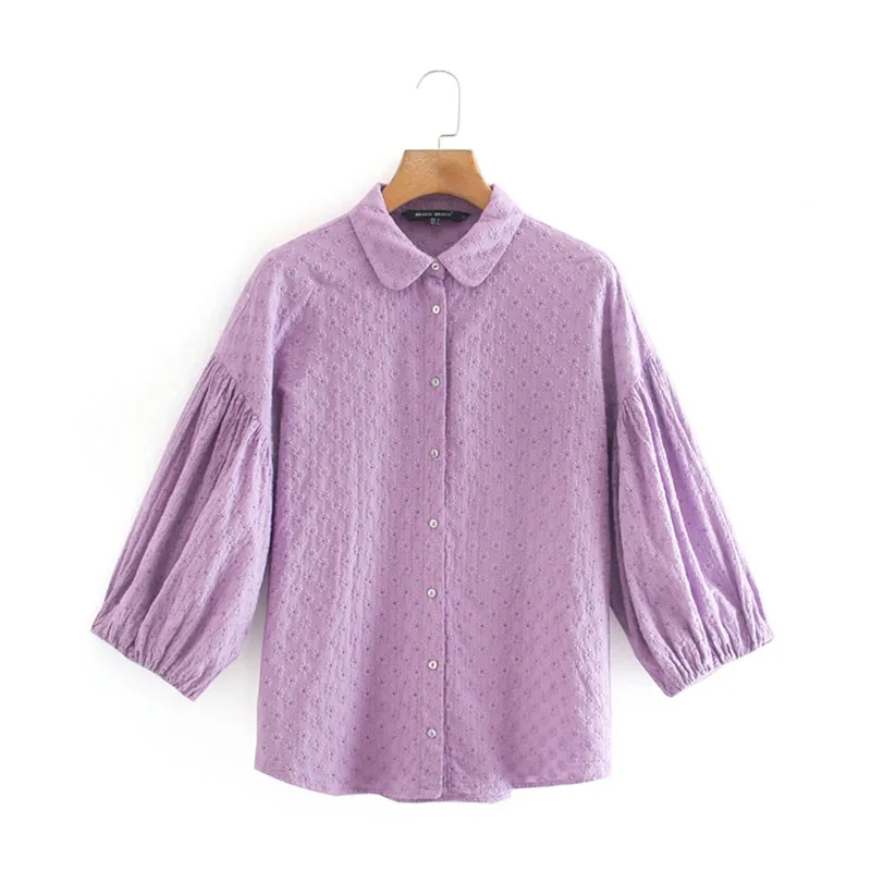 

OLOMM European And American Women's Spring And Summer New Style College Style Solid Color Floral Embroidery Cardigan
