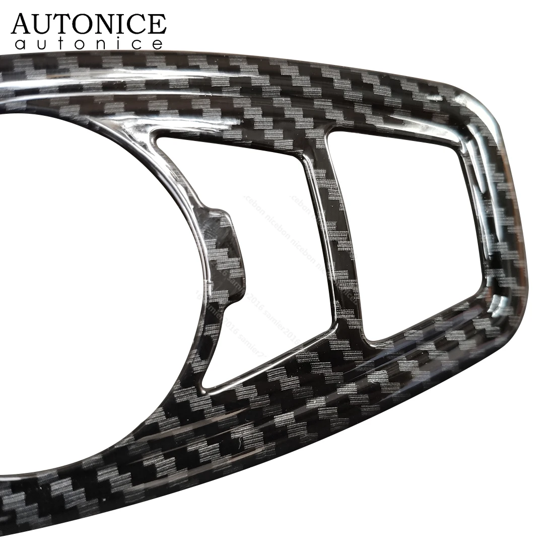 Подходит для Ford Edge углеродное волокно цветная фара передняя лампа переключатель