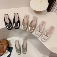 spring and summer fashion ladies baotou sandals and slippers korean flat bottomed lazy shoes comfortable womens slippers