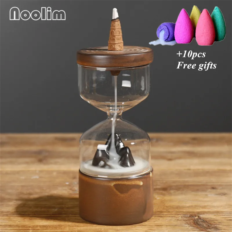 Керамическая стеклянная ветрозащитная крышка дымовая обратная ароматическая