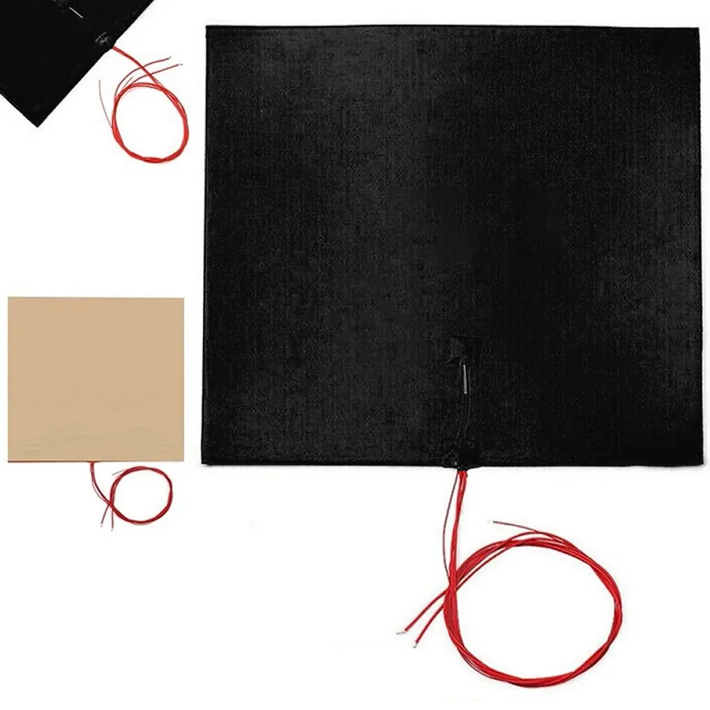 

500*500mm 110V 1400W Silicone Heater Mat Pad For Printer Heated Bed Heating Mat Warming Accessories