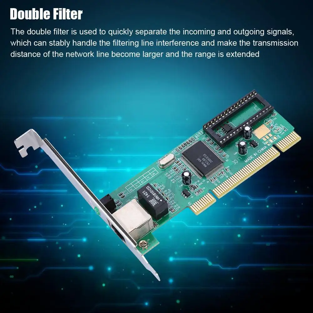 RTL8169 гигабитная LAN-карта PCI настольная сетевая карта 10/100/1000 Мбит/с Ethernet для