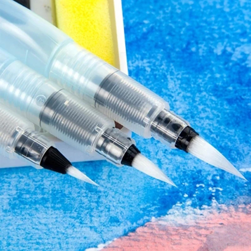 1 шт. японская перьевая ручка SAKURA QR однотонные пигменты акварели мягкий мех