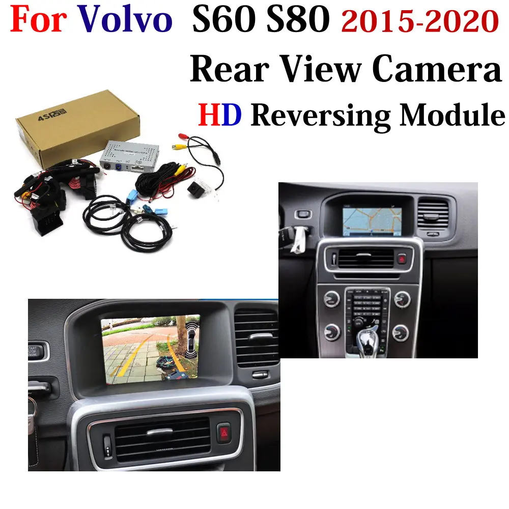 Наборы для автомобильной задней камеры Volvo S60 S80 2015 2020 интерфейс оригинальный