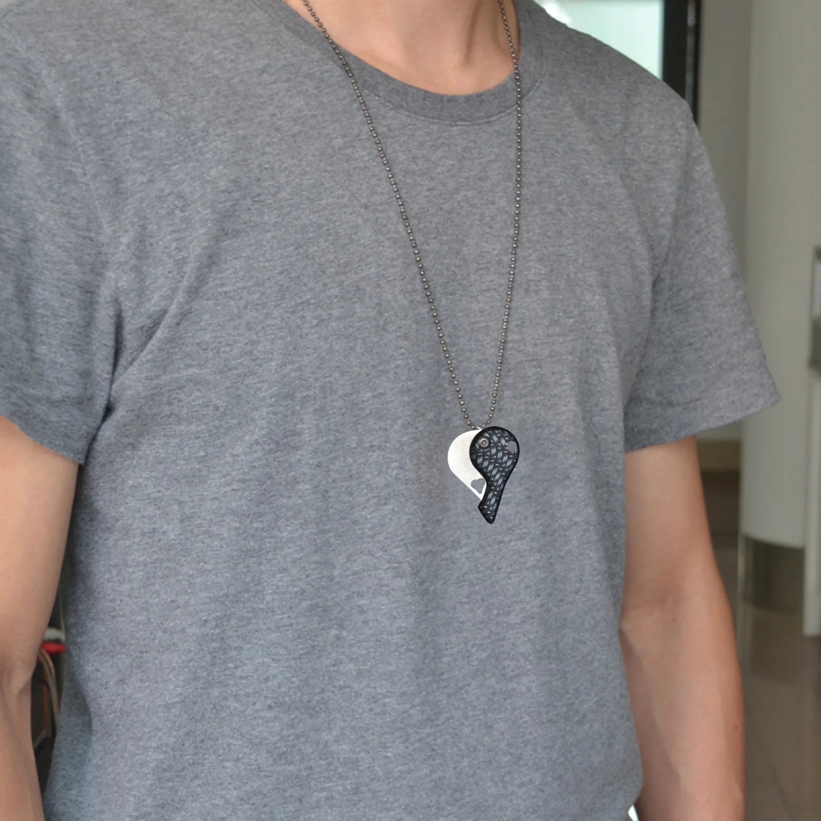 Уличный аварийный нож-ключ в форме сердца мини складной нож карманный