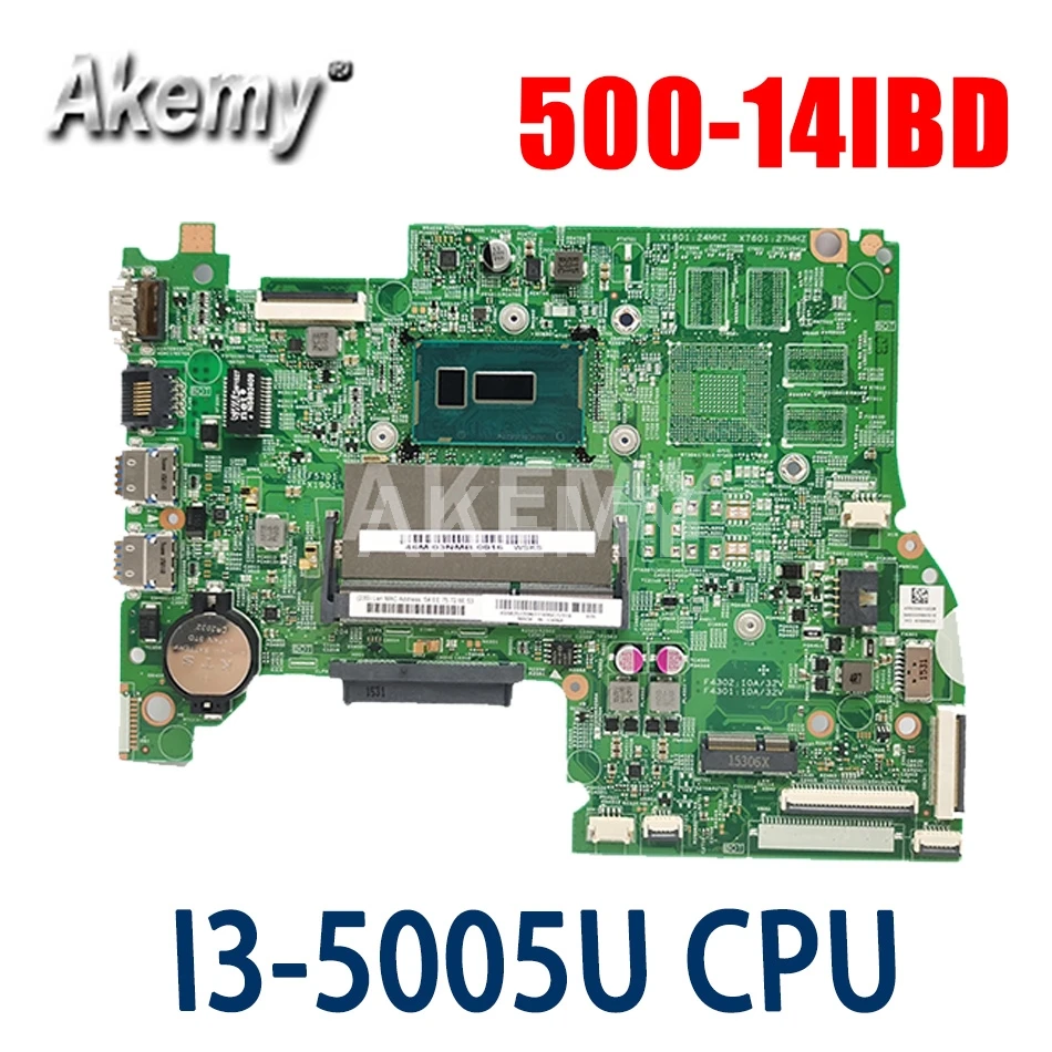

New For Lenovo YOGA 500-14IBD FLEX3 1470 FLEX3-1470 S41-70 U41-70 Laptop motherboard 14217-1M Mainboard UMA W/ I3-5005U