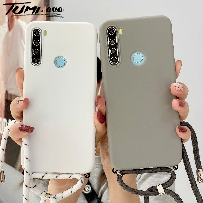 for xiaomi redmi note 9 9s pro max 8 7 10x 8a 7a k30 k20 candy chain necklace lanyard case for mi note 10 pro lite 9 9t a3 cover free global shipping