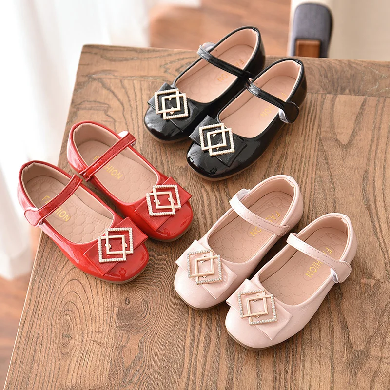 

Girls Shoes Student shoes Single Shoes Formal Party Princess Shoes 2020 Sandals Small Leather Shoes Girl Flat