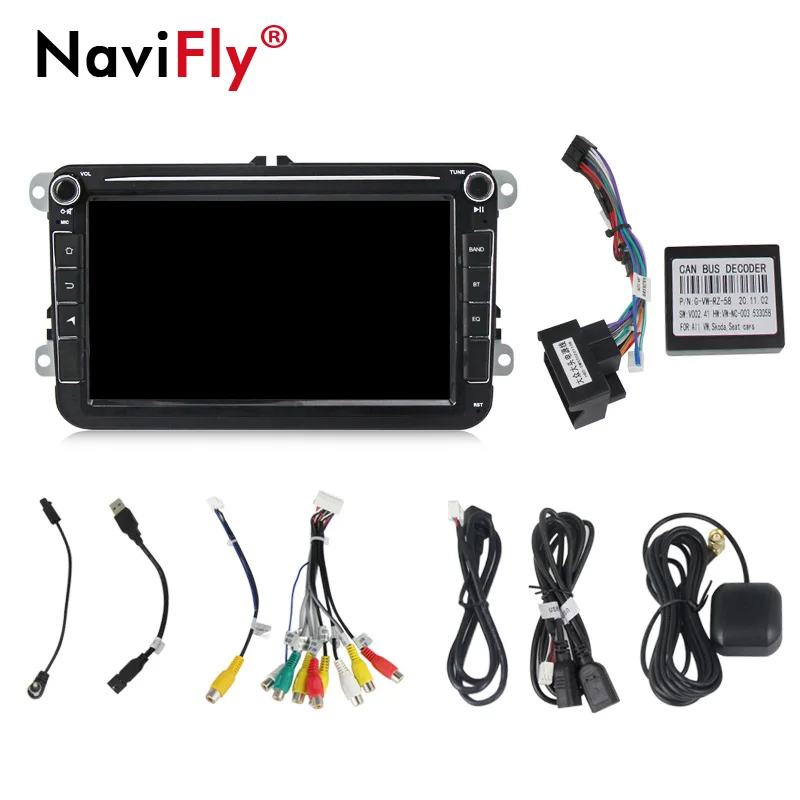 2 Din автомобильное радио 8 &quotHD Android 9 0 автомобильный мультимедийный плеер GPS WIFI FM