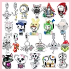 Шармы-бусины из серебра 925 пробы для браслетов Pandora