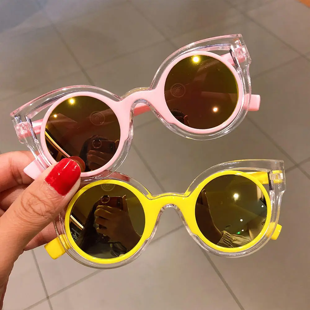 

New Fashion Baby Children's Cartoon Sunglasses Protection UV Sunglasses High Qulity Heart Glasses Girls Love Bow Toy Glasses