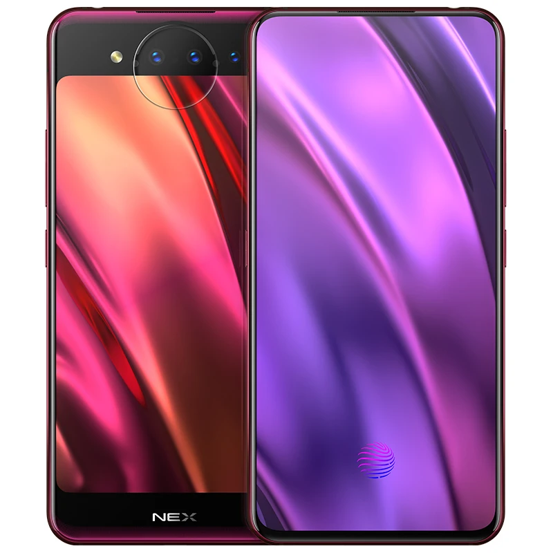 Vivo Nex 2 Мобильный телефон Snapdragon 845 Android 9,0 6,39 дюймов+ 5,49 дюймов двойной экран 10 Гб ram 128 ГБ rom Face ID