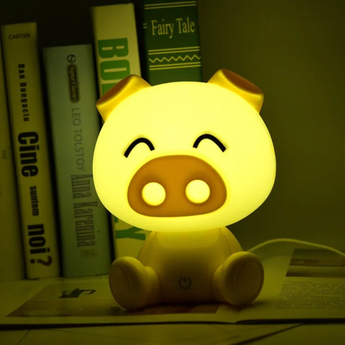Светодиодный USB ночник в современном мультяшном стиле для детской спальни