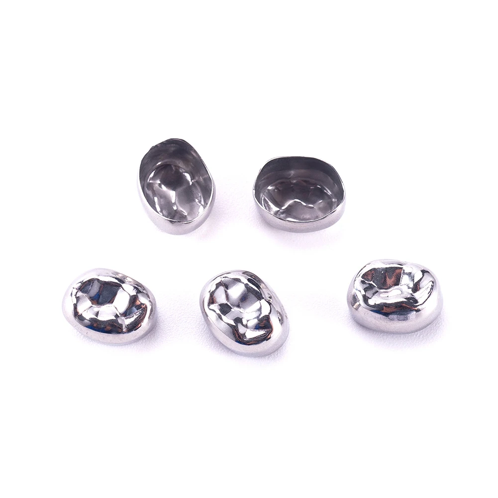 5PCS EASYINSMILE Dental Crown Kids Primary Molar Refill Stainless Steel for Upper/Lower Left/Right 1st/2nd MolarTeeth