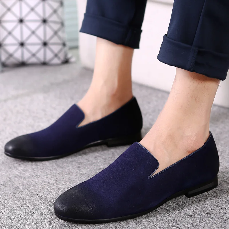 

Factory direct spot wholesale men's suede shoes on behalf 2019 new suede explosions trend men's casual shoes