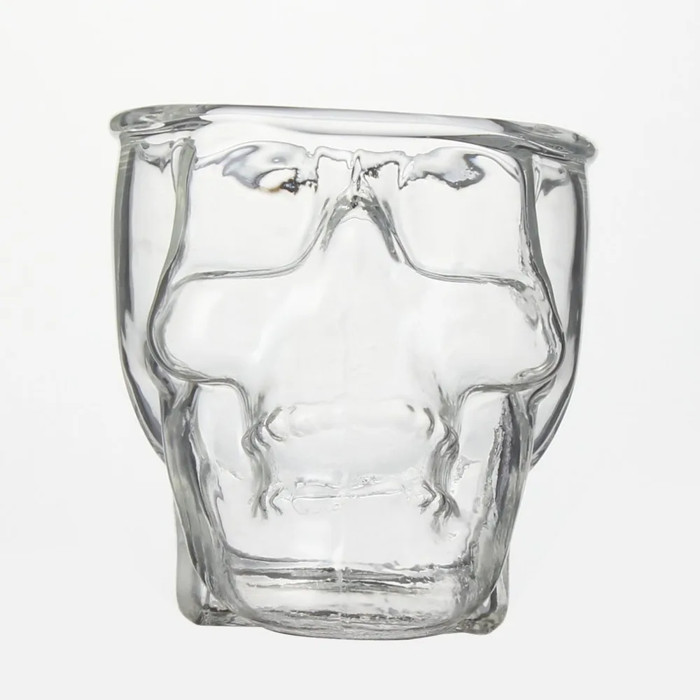 Прозрачный мини-стакан в форме головы виски винный бар и вечерние чашки идеально