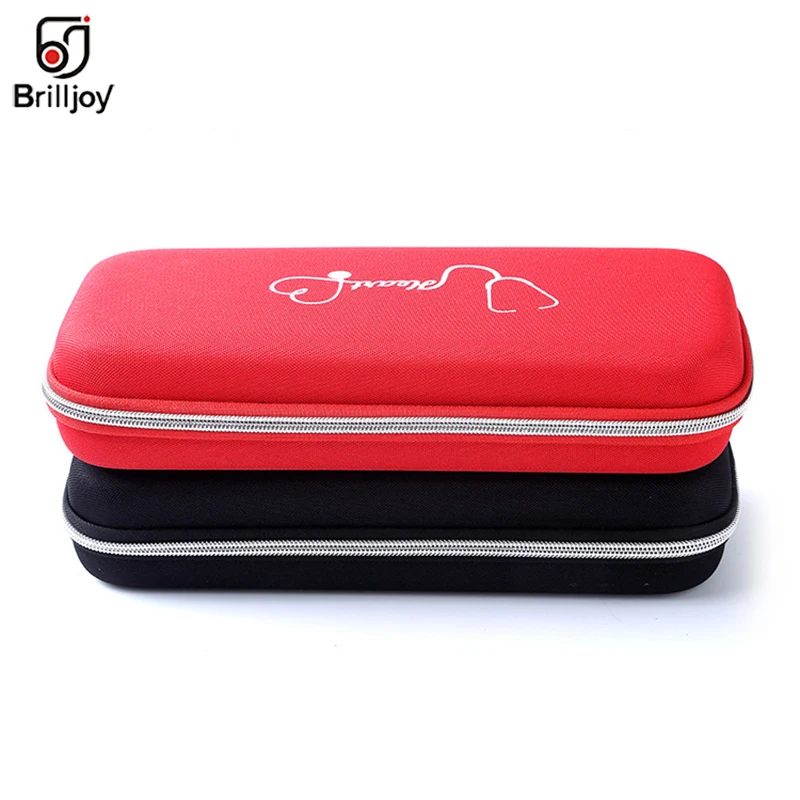 Brilljoy Portable Stethoscope Storage Box Medical Kit Organizer Carry Case Travel audio record Pen Bag for Nurse pregnant women