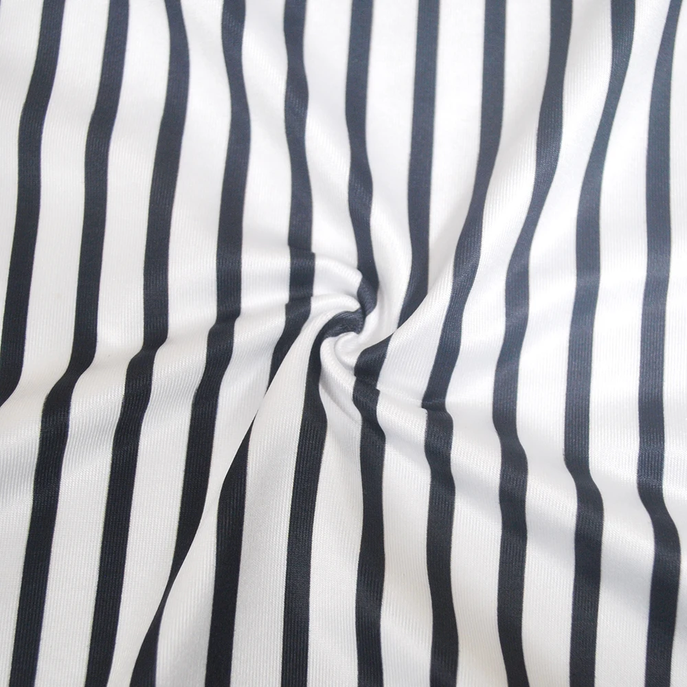 

Striped cutout perspective sexy dress