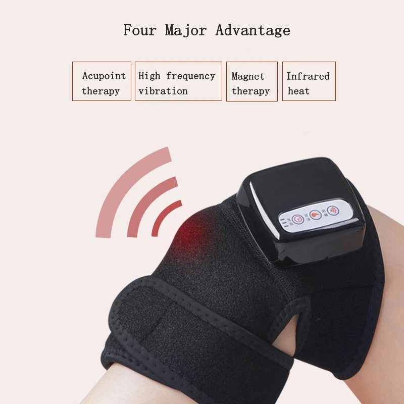 Массажер коленный беспроводной с подогревом и электрическим подогревом|Ногу