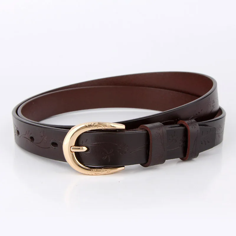 Женская кожа большое железное кольцо металлическая пряжка кольцевой ремень