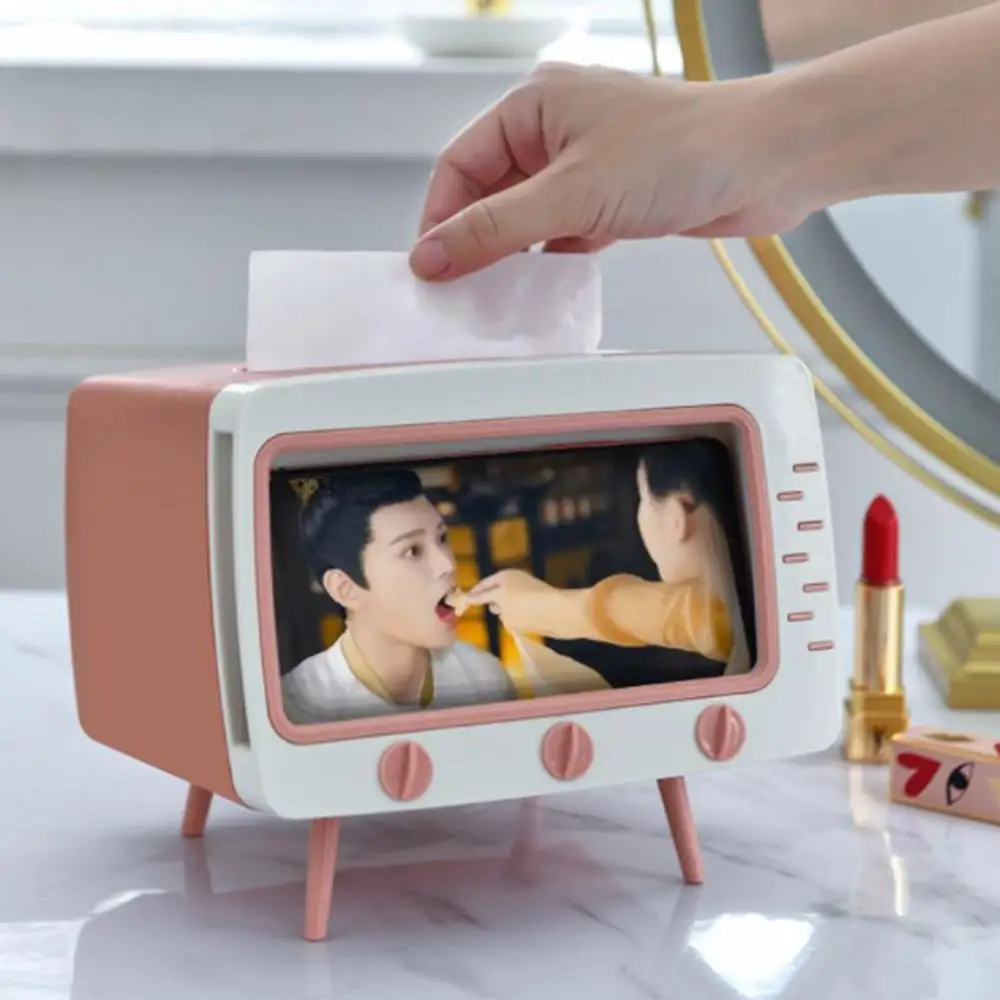 

2020 Simple Style Retro Desktop TV Tissue Box Multifunctional Drawer for Bathroom Vanity, Bedroom Dresser, Bedside Table