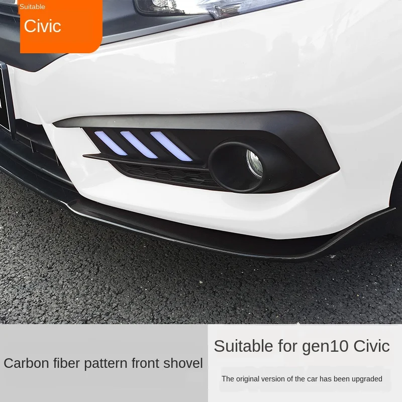 

Applicable to the 10 Th Generation Civic Modified Exhaust Pipe Tail Throat Rear Spoiler Surrounding Front Shovel Side Skirt Fron