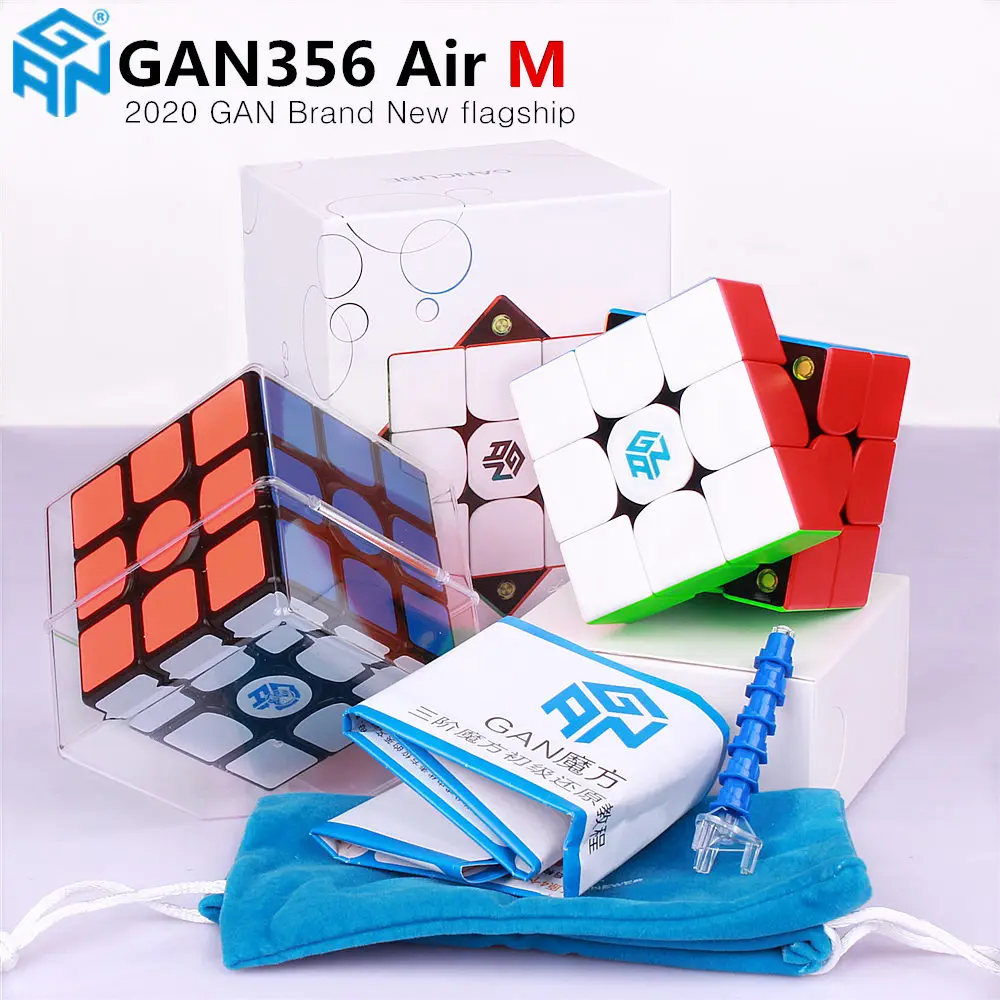 Gan 356 air m Магнитный 3x3x3 магический скоростной кубик Гань Профессиональный GAN356 Air M