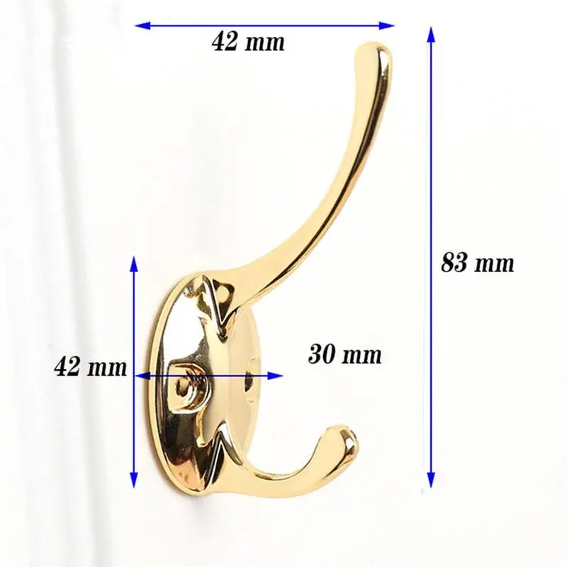 

Coat Hooks Wall Mounted Door Metal Antique Hooks Hanger Bags For Key Hat Clothes Towel E8X3
