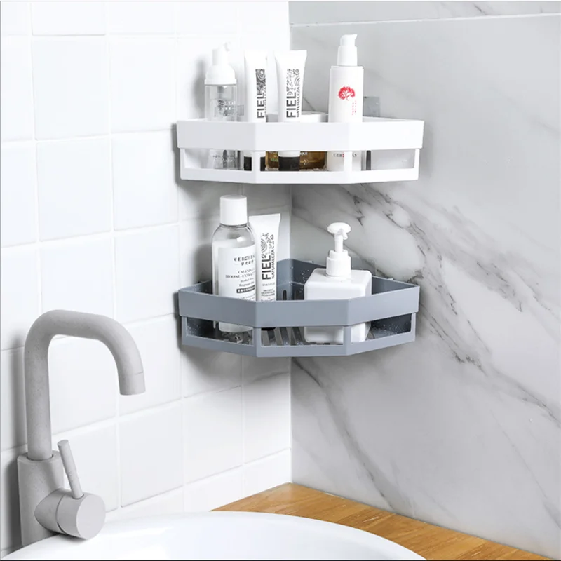 3 цвета присоска угловая полка для душа Ванная комната шампунь держатель полки