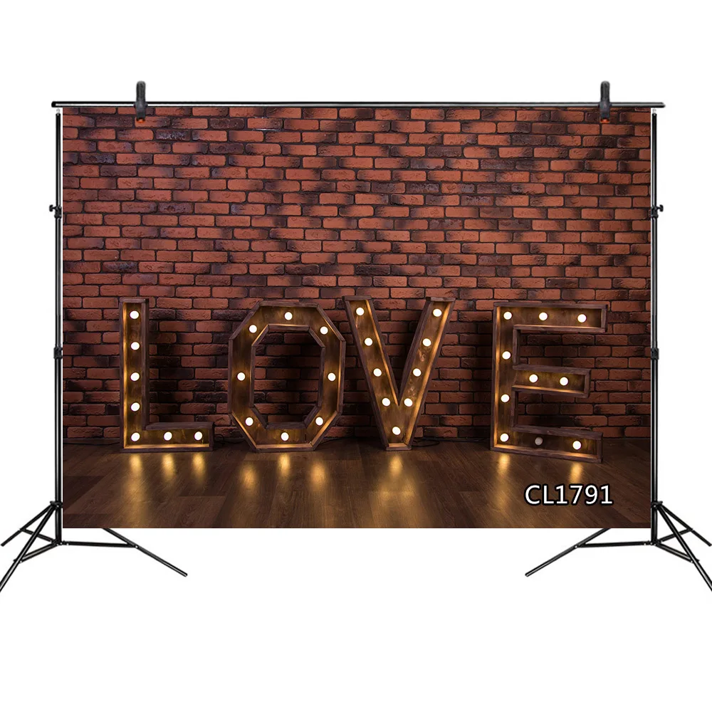 Винтажный фон для фотосъемки с изображением кирпичной стены и пола в деревенском