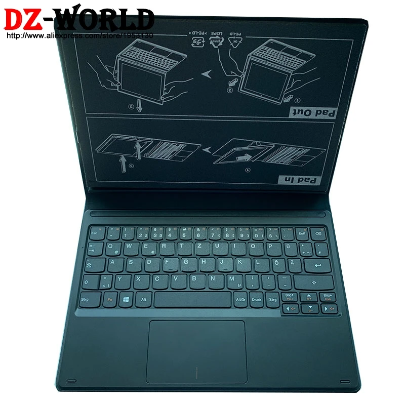 Новый оригинальный немецкий раскладной чехол-книжка с клавиатурой для планшета