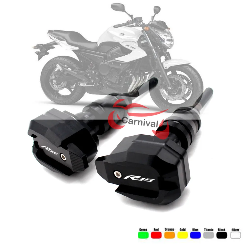 

Falling Sliding Protection Frame Fairing Guard Anti Crash Pad Protector forYAMAHA r15 R15 MT-15 M-SLAZ 2015-2018