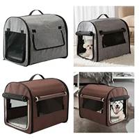 soft dog crate portable dog crate for travel soft sided pocket folding pet carrier for cats dogs indoor outdoor pets supplies