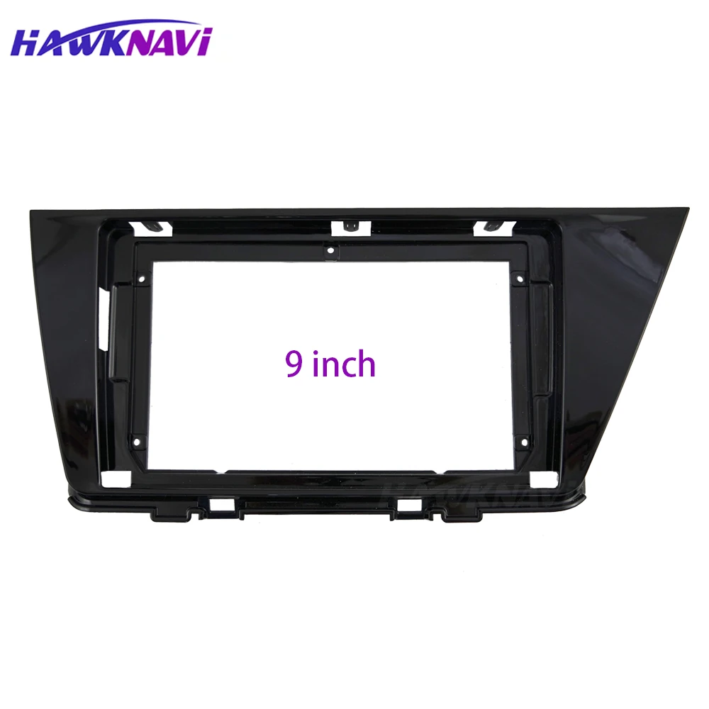 

2 Din Auto Radio Frame for Kia Niro 2017 9 Inch Car Stereo Audio Fascia Panel Android GPS Multimedia Player Bezel Faceplate