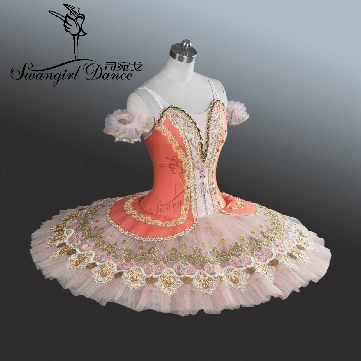 Высококачественные грубые розовые профессиональные балетные пачки для