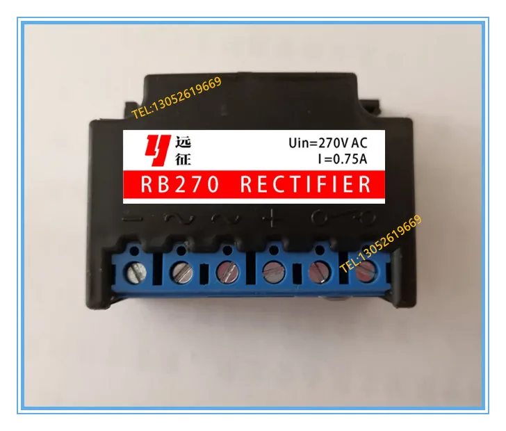 

Rb270 270v-0.75a (six Terminal) Motor Brake Rectifier YEJ Motor Brake Rectifier