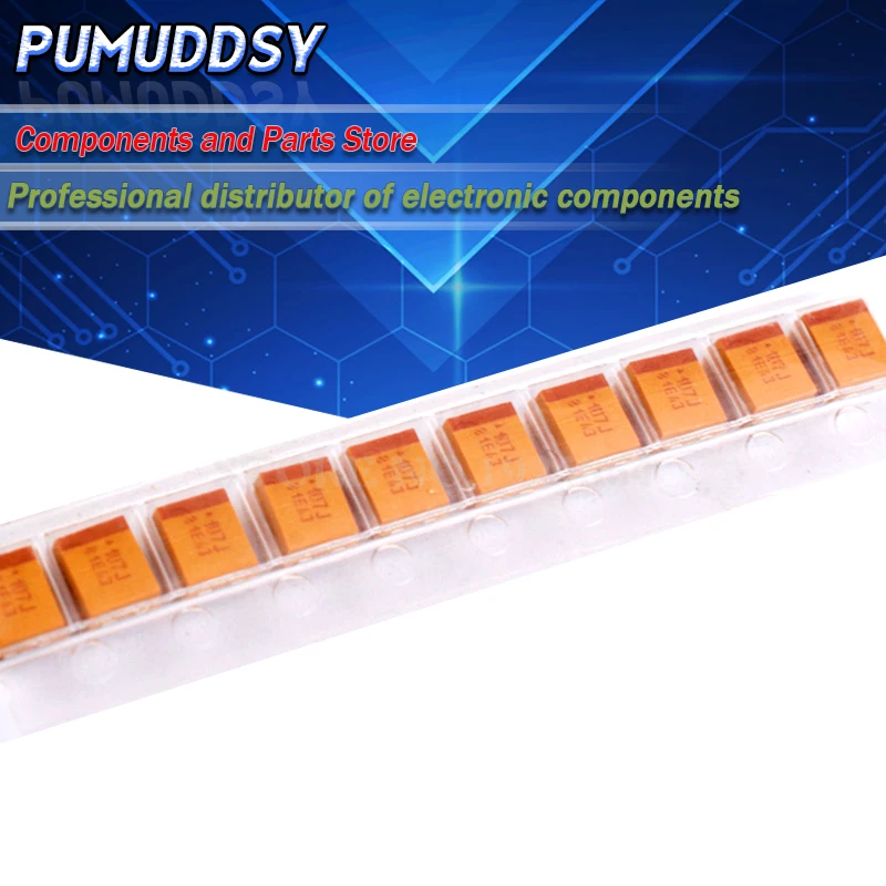 Танталовый конденсатор 10 шт. B 3528 мкФ 100 V 6 3 SMD | Электронные компоненты и